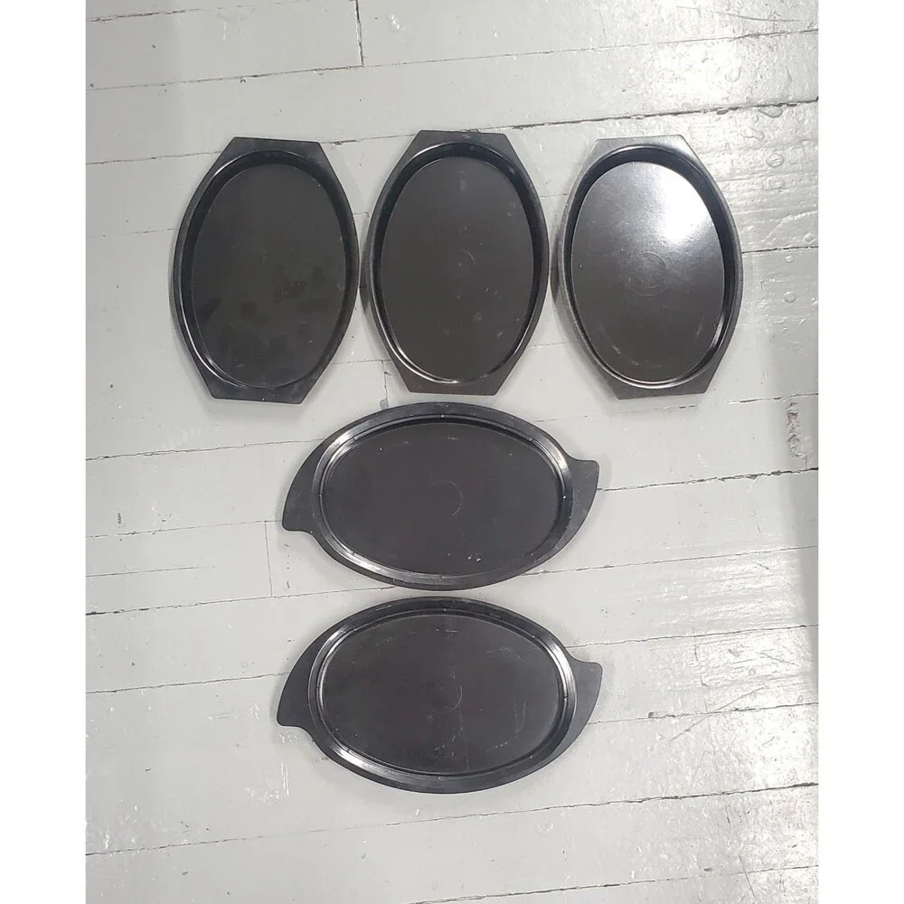 Nordic Ware Fajita Platter HOLDERS ONLY Plastic Set Of 5, 2 Styles USA No Plates